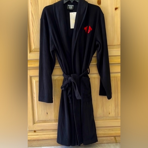 Men’s True Religion Fleece Robe - Picture 1 of 5